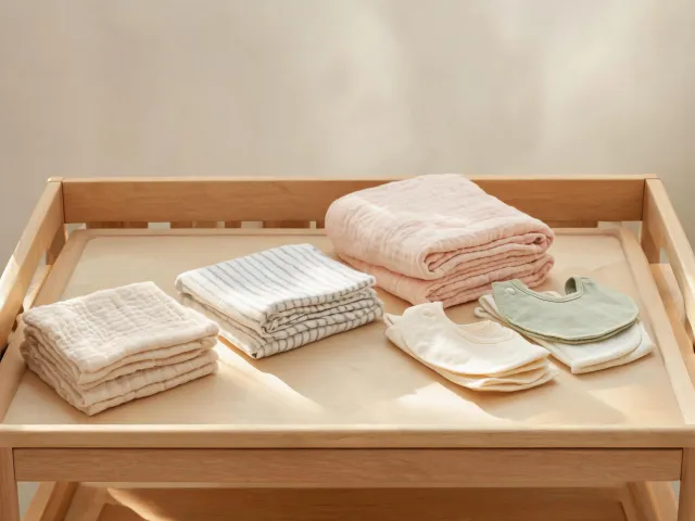 Soft baby textile stack